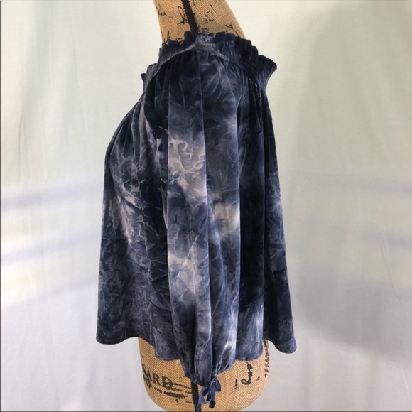 AEO Velvet Off The Shoulder Tie Dye Top - Picture 5 of 8